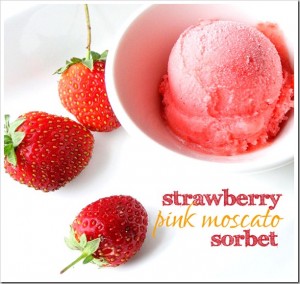 National Moscato Day&hellip;Strawberry Pink Moscato Sorbet 