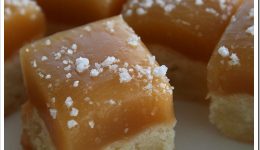 Caramel Topped Shortbread Bites