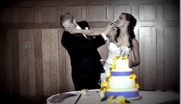 Contemporary Twist Wedding Cake