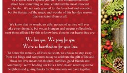 In Honor and Remembrance of Sandy Hook