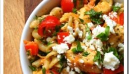 Greek Chicken Pasta Salad