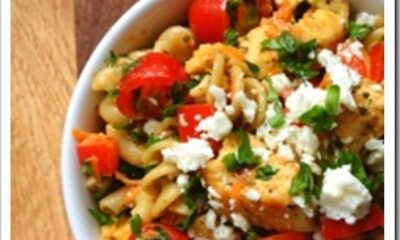 Greek Chicken Pasta Salad