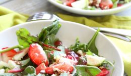 Baby Greens and Strawberry Salad…Get Up and Grow with Dole
