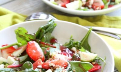 Baby Greens and Strawberry Salad…Get Up and Grow with Dole