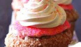 Raspberry Ice Cupcakes