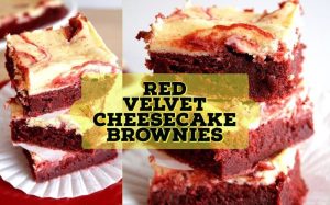 red velvet cheesecake brownies