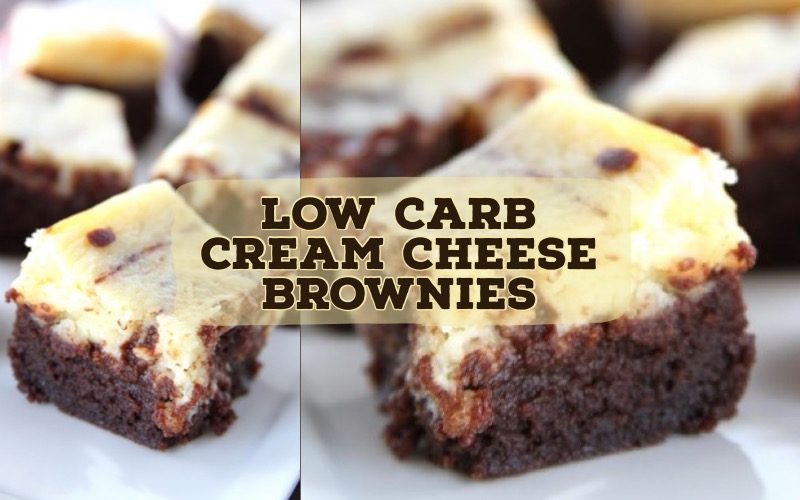 low carb cream cheese brownies