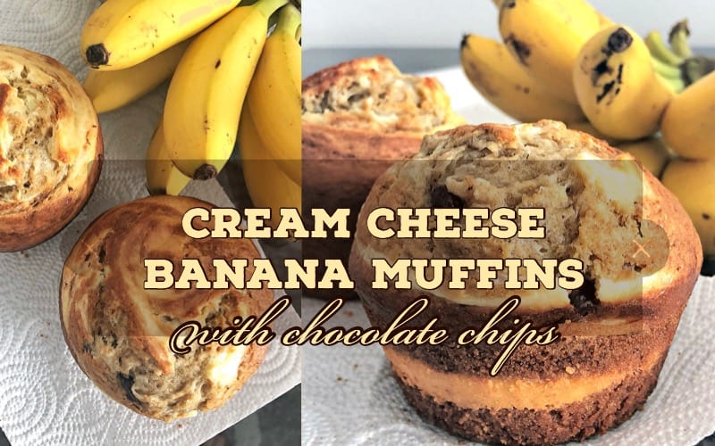 Cream Cheese Banana Muffins