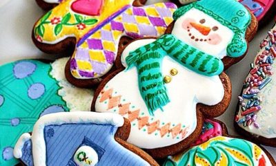 Homemade Decorated Gingerbread Cookies