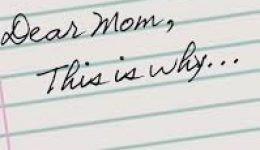 A Letter to My Mom…