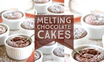 melting chocolate cakes