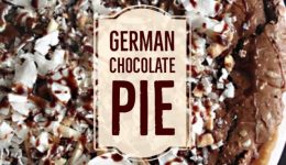 german chocolate pie