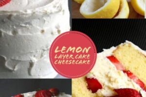 lemon layer cheesecake