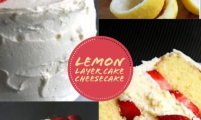 lemon layer cheesecake