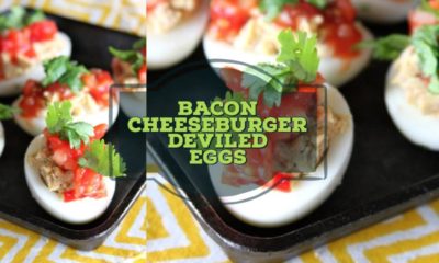 bacon cheeseburger deviled eggs