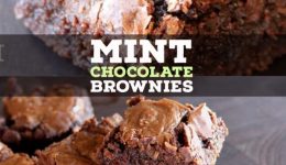mint chocolate brownies