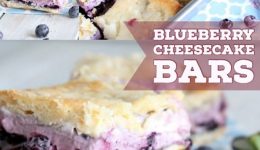 blueberry cheesecake pastry squares