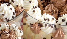 chocolate charlotte russe cake