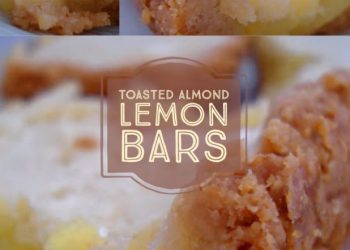 toasted almond lemon bars
