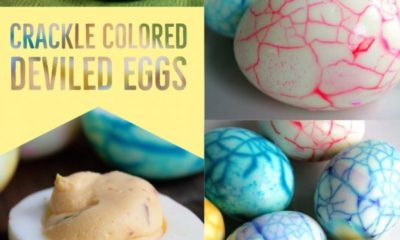 crackle color deviled eggs