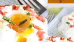 fluffy baked eggs