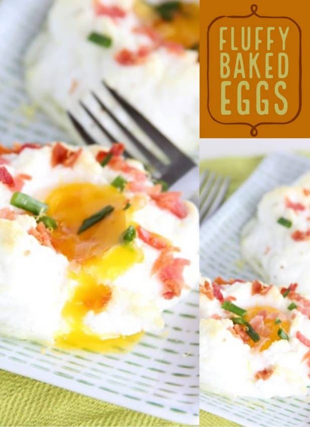 fluffy baked eggs