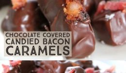 chocolate covered candy bacon caramels