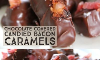 chocolate covered candy bacon caramels