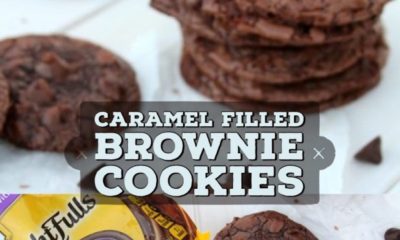 brownie cookies with caramel