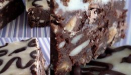 quintuple chocolate brownies