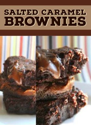 salted caramel brownies