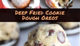 deep fried cookie dough oreos