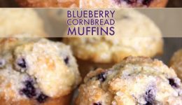 blueberry cornbread muffins
