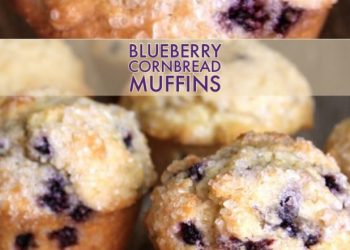 blueberry cornbread muffins