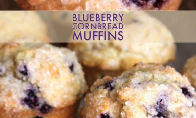 blueberry cornbread muffins