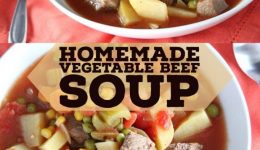 homemade vegetable soup