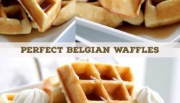 the perfect belgian waffles