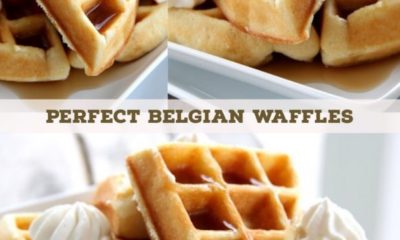 the perfect belgian waffles