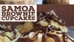 samoa brownie cupcakes