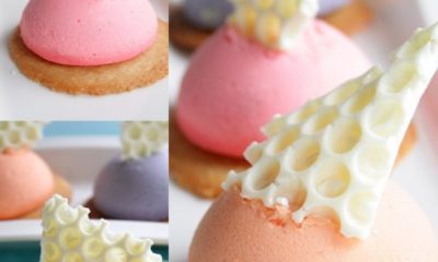 easter egg cheesecakes