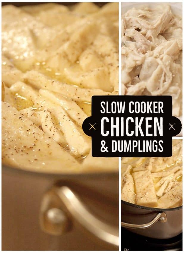 Slow Cooker Chicken and Dumplings - Doughmesstic