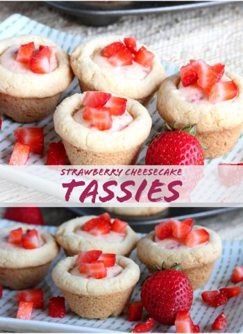 strawberry cheesecake tassies