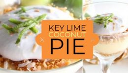 key lime pie with coconut
