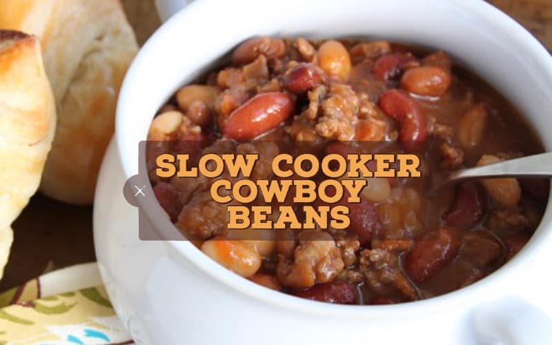 slow cooker cowboy beans